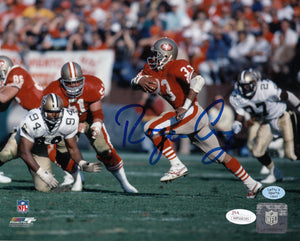 Roger Craig San Francisco 49ers Autographed 8x10 Photo (Horizontal, Running, Red Jersey)