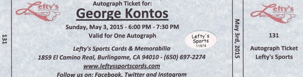 
                
                    Load image into Gallery viewer, George Kontos San Francisco Giants Autographed 8x10 Photo (Vertical, Pitching, Gray Jersey
                
            