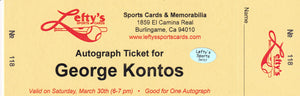 George Kontos San Francisco Giants Autographed 8x10 Photo (Horizontal, Pitching, White Jersey)