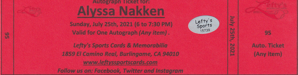 Alyssa Nakken "1st Female MLB Coach" San Francisco Giants Autographed 8x10 Photo (Horizontal, in Dugout, Black Jersey)
