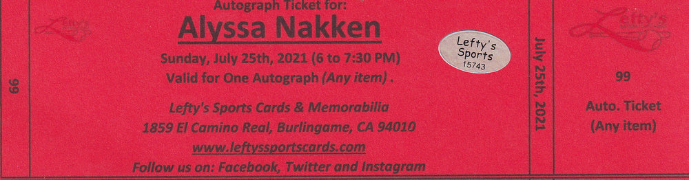 Alyssa Nakken San Francisco Giants Autographed 8x10 Photo (Horizontal, Bumping Elbows with Yastrzemski, Black Jersey)