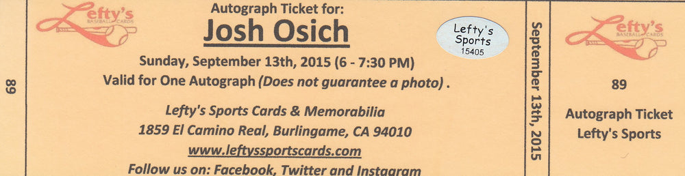 Josh Osich San Francisco Giants Autographed 8x10 Photo (Vertical, Pitching, White Jersey)