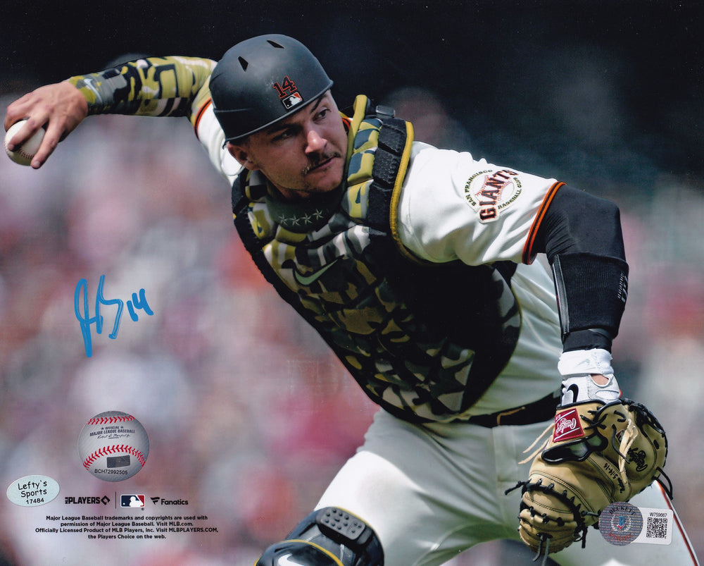 Patrick Bailey San Francisco Giants Autographed 8x10 Photos