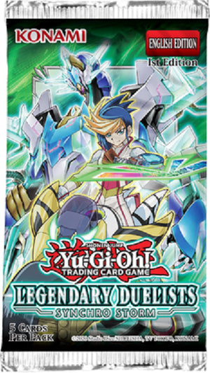 Yu-Gi-Oh Legendary Duelists Synchro Storm Booster Pack (5 Cards)