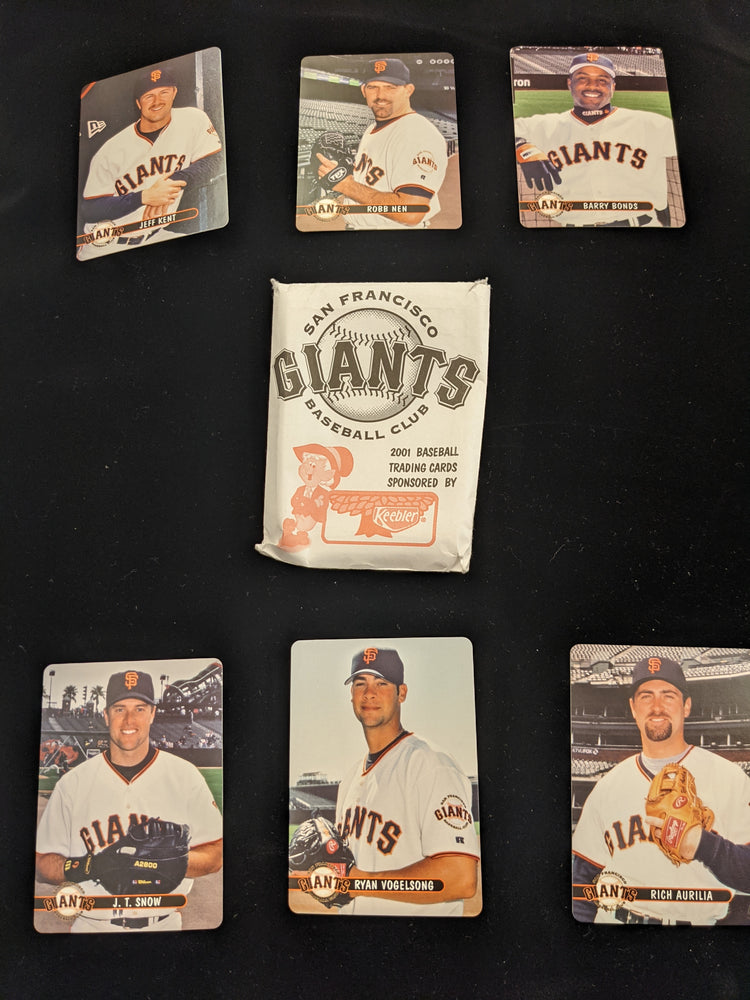 Giants 2001 Keebler Stadium Giveaway Team Set