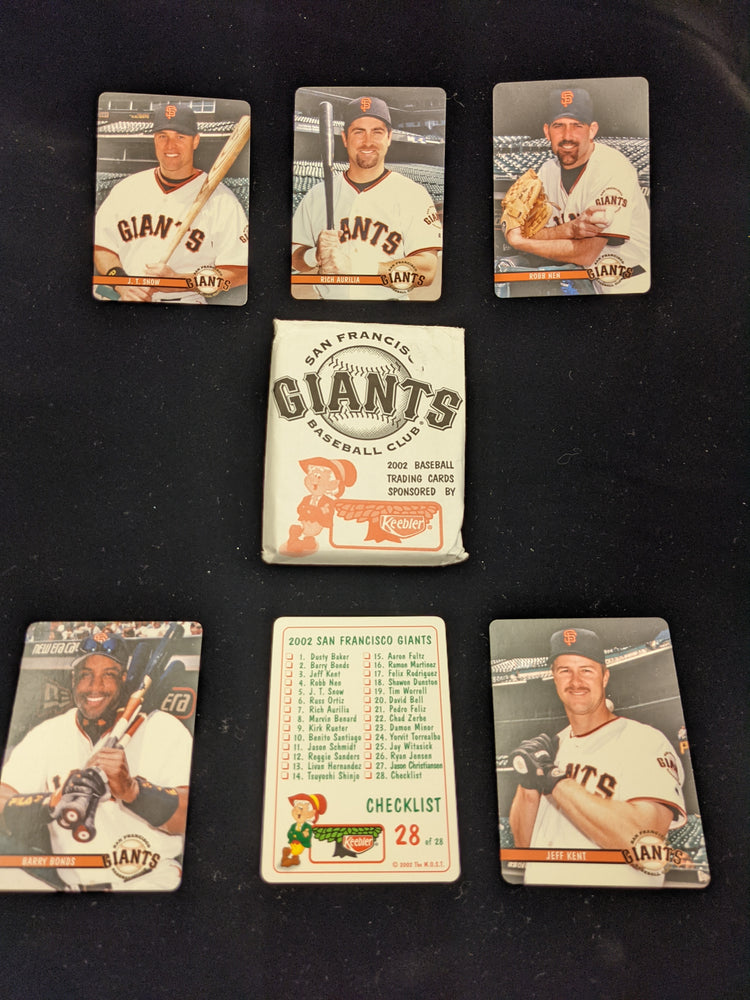 Giants 2002 Keebler Stadium Giveaway Team Set