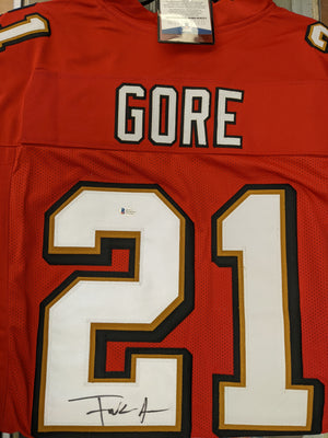 Frank Gore Autographed Jersey