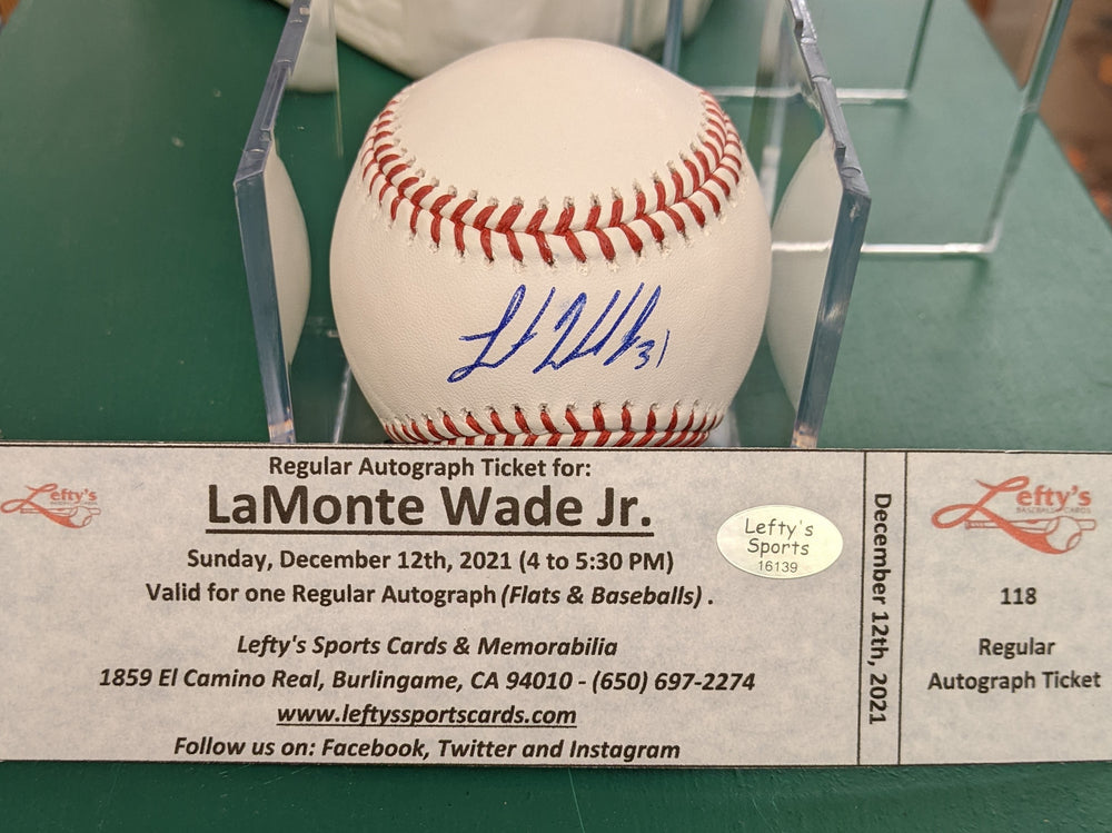LaMonte Wade Jr. San Francisco Giants Autographed Baseball