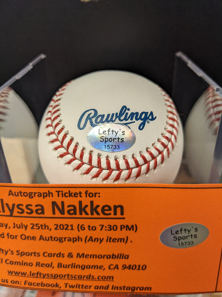 
                
                    Load image into Gallery viewer, Alyssa Nakken San Francisco Giants Autographed Baseball
                
            