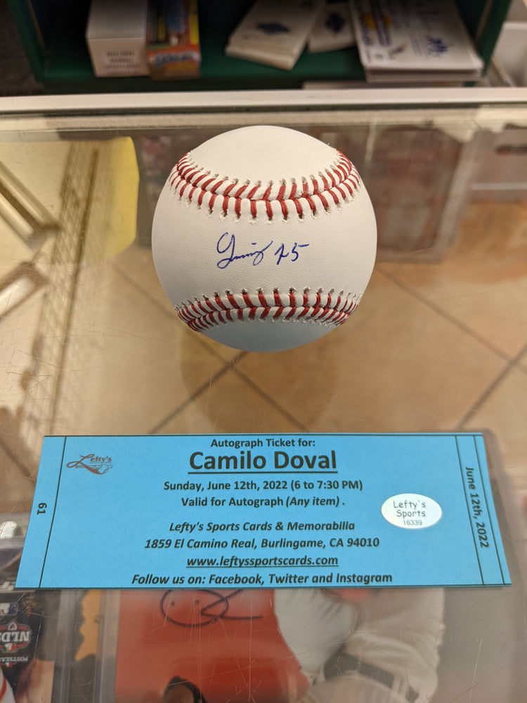 Camilo Doval San Francisco Giants Autographed Baseball