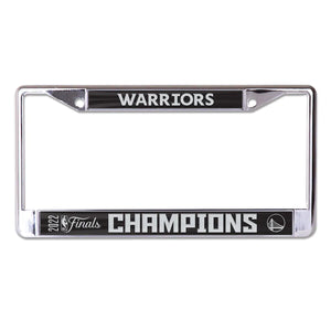 Golden State Warriors 2022 NBA Champions Metal License Plate Frame