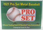 Leaf Pro Set Metal Baseball 2021 Hobby Box (6 Cards)