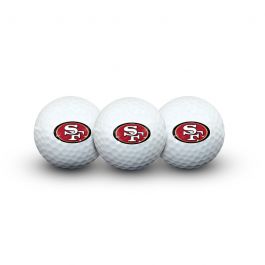 San Francisco 49ers Golf Ball Pack of Three in a Clamshell